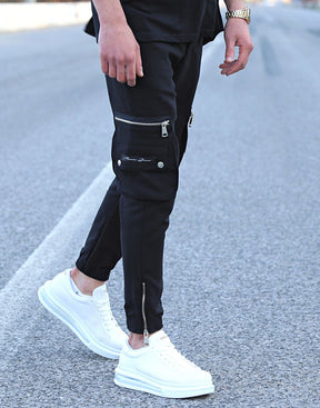 Casual Zippered Joggers