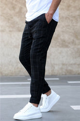 Fashion Plaid Joggers