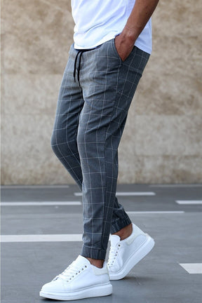 Fashion Plaid Joggers