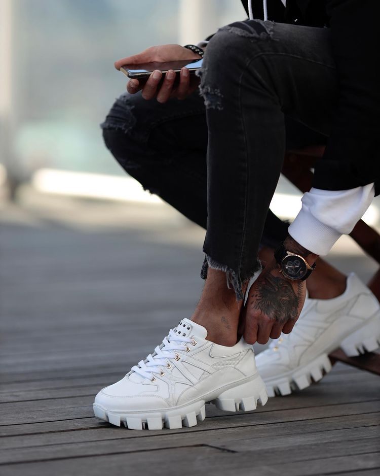 Street Style High Sole Sneakers