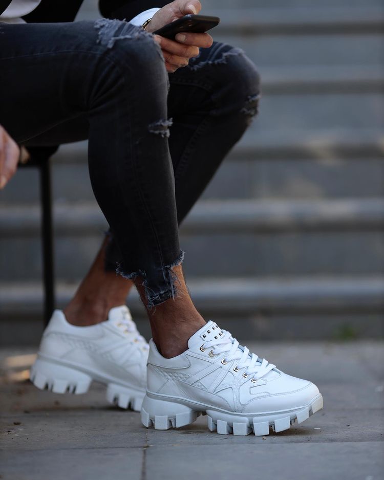 Street Style High Sole Sneakers