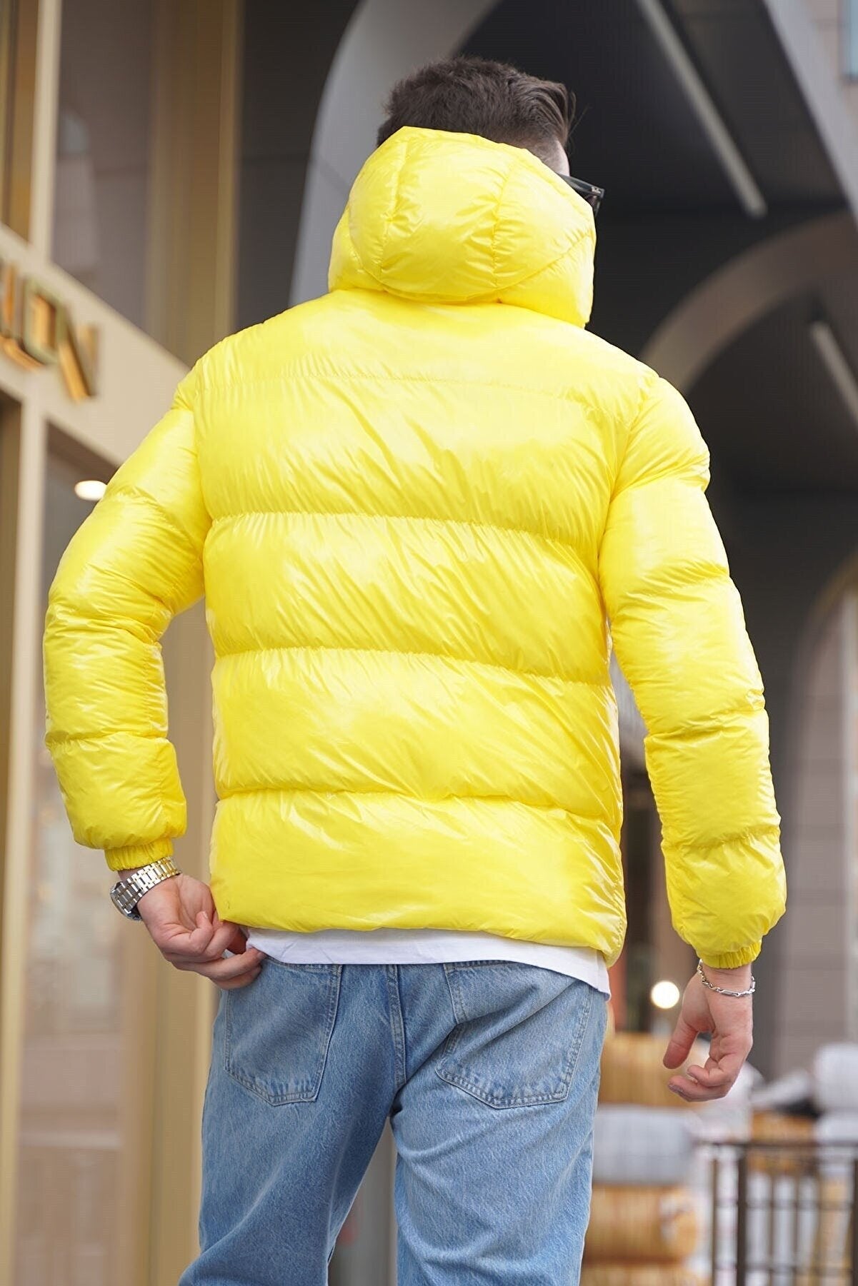 Padded Jacket with Pocket