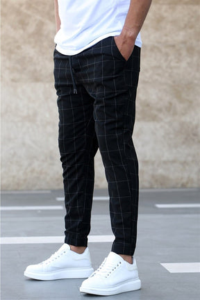 Fashion Plaid Joggers