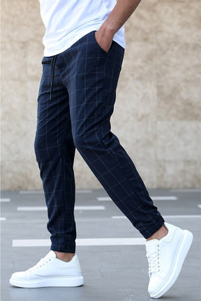 Fashion Plaid Joggers