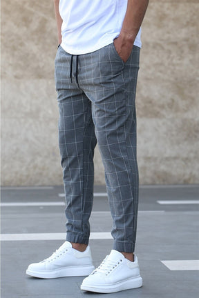 Fashion Plaid Joggers