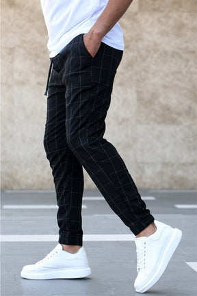 Fashion Plaid Joggers