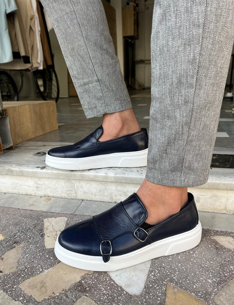 Double Monk Strap Casual Shoes