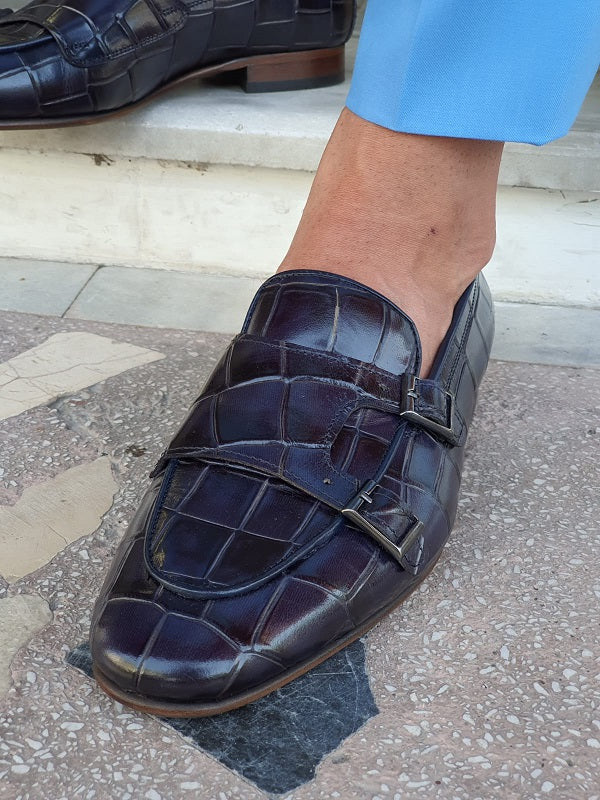 Double Monk Strap Loafers