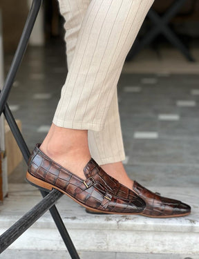 Double Monk Strap Loafers