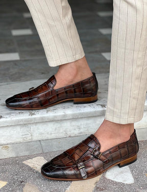 Double Monk Strap Loafers