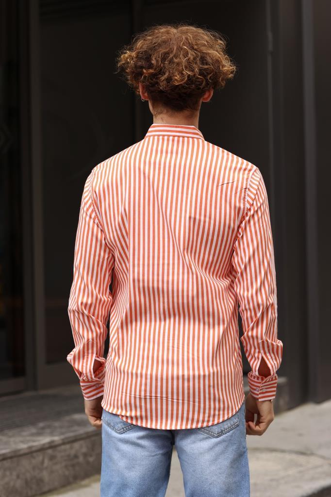 Long Sleeve Striped Shirt