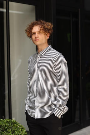 Long Sleeve Striped Shirt