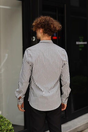 Long Sleeve Striped Shirt