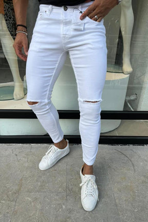 Casual Skinny Ripped Jeans