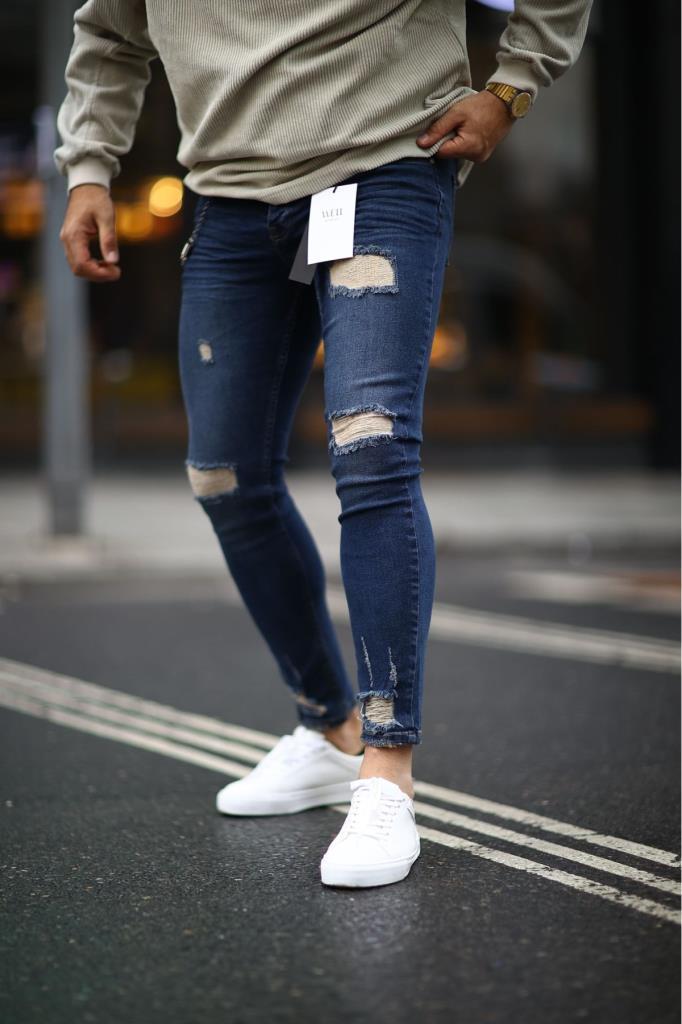 Ripped Slim Fit Jeans