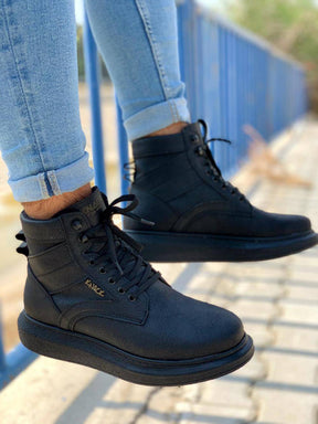 High Lace-Up Boots - Manchinni®