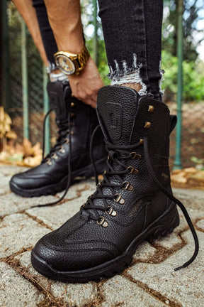 High Lace-Up Men's Boots - Manchinni®