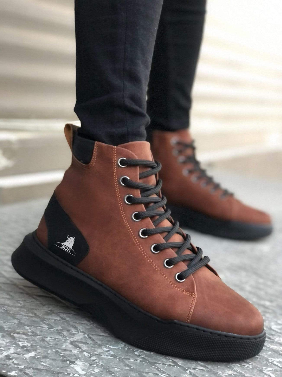 Lace-Up Urban Sneakerboots - Manchinni®