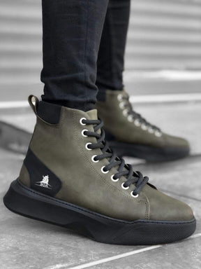 Lace-Up Urban Sneakerboots - Manchinni®