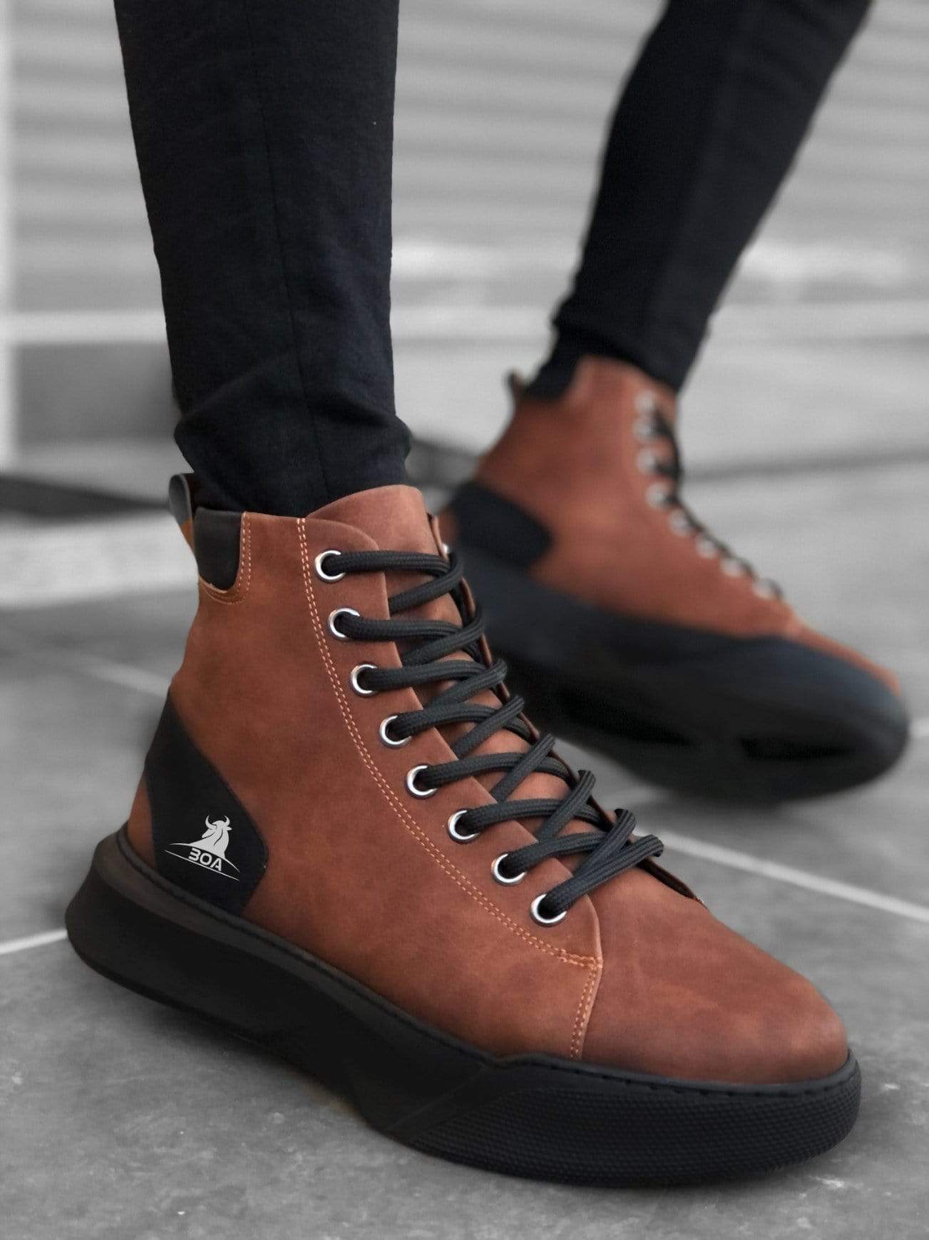 Lace-Up Urban Sneakerboots - Manchinni®