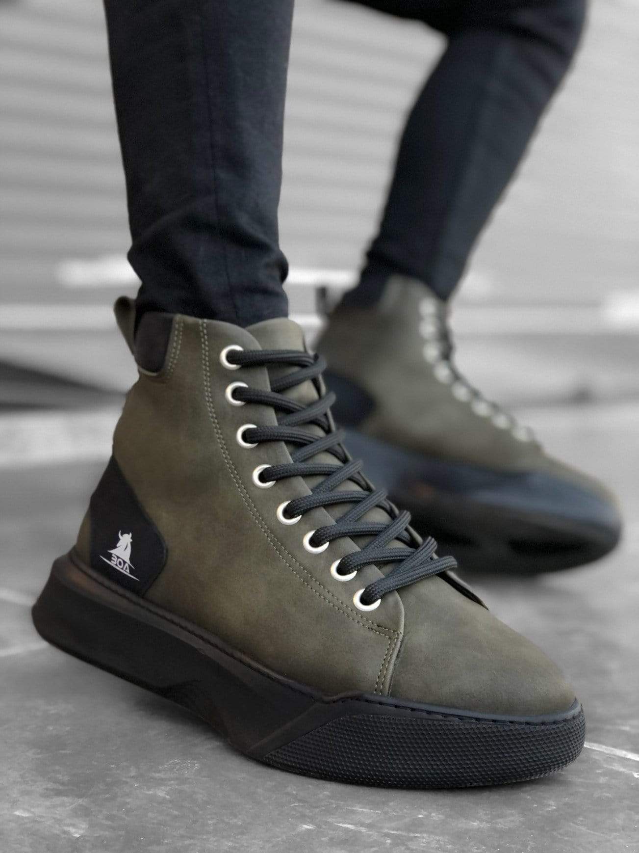 Lace-Up Urban Sneakerboots - Manchinni®