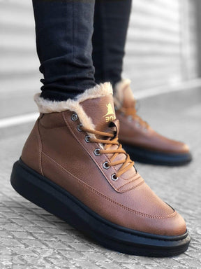 Nubuck Boots with Fur - Manchinni®