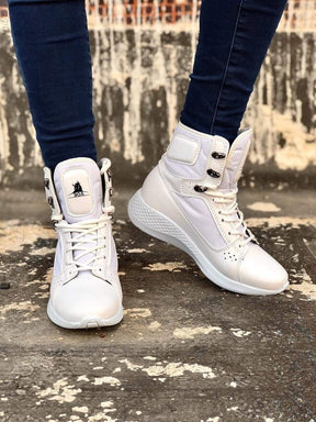 Unisex Premium Ankle  Boots - White - Manchinni®