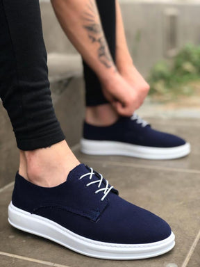 Lace-up Linen Sports Shoes