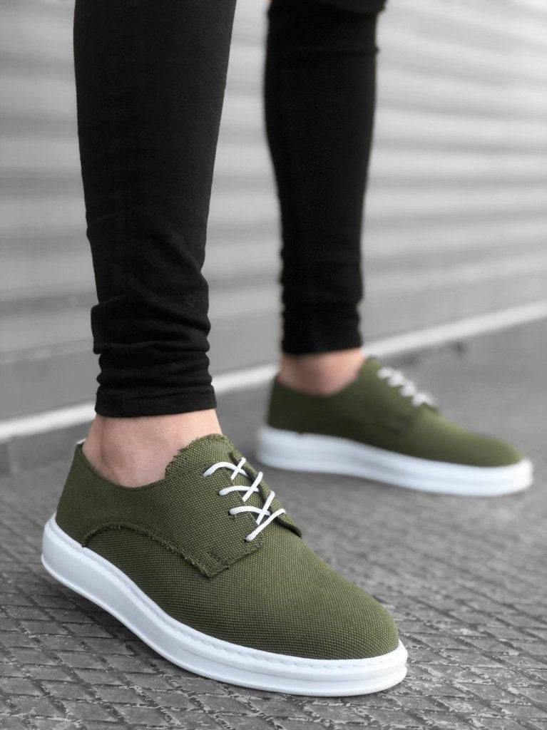 Lace-up Linen Sports Shoes