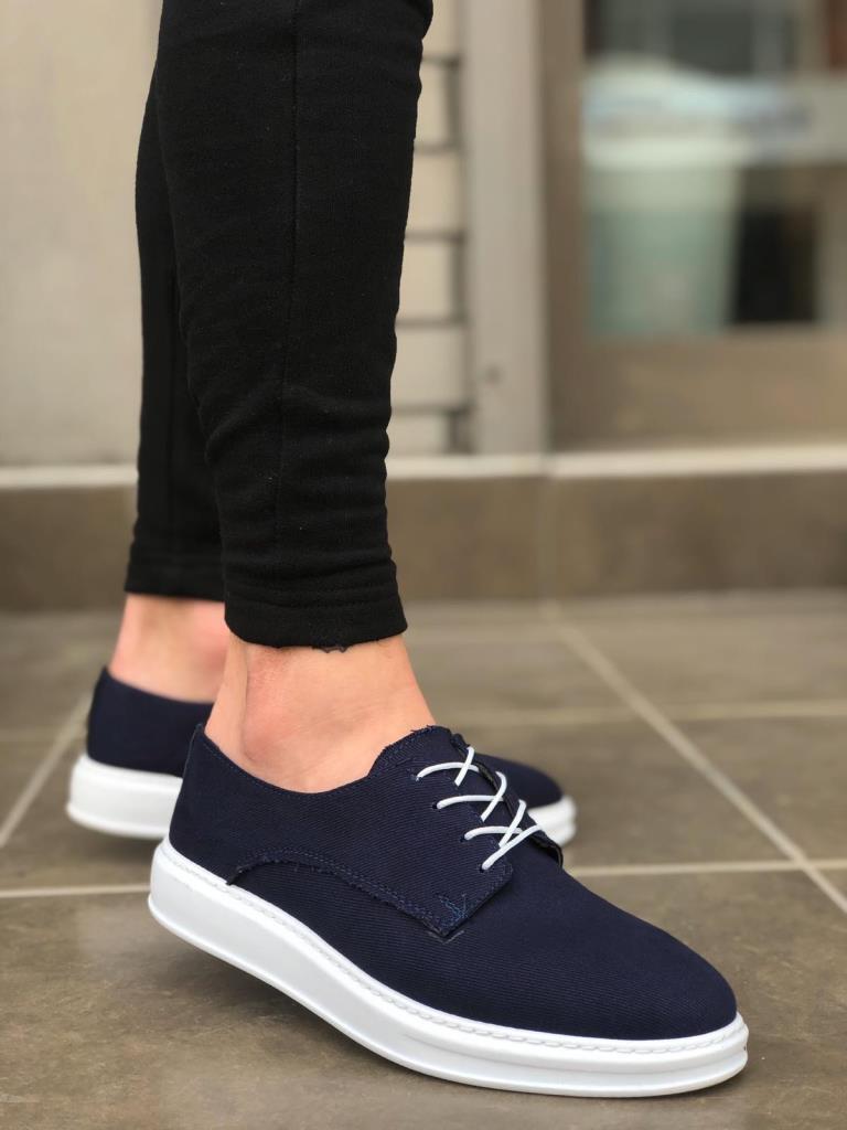 Lace-up Linen Sports Shoes