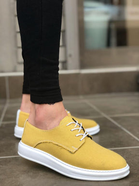 Lace-up Linen Sports Shoes