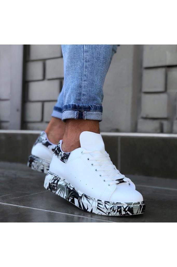 Casual Colour Sole Sneakers