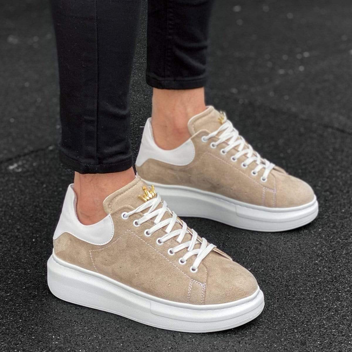 Designer Suede Sneakers