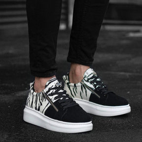 Designer Zebra Sneakers