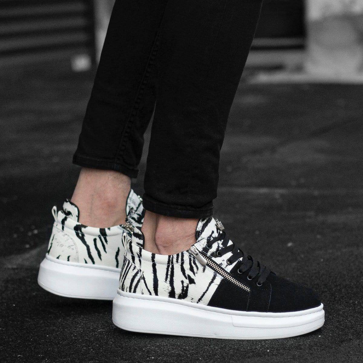 Designer Zebra Sneakers