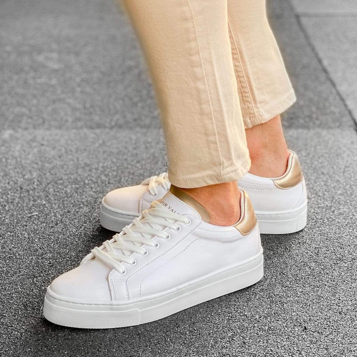 Flat Sole Low Sneakers