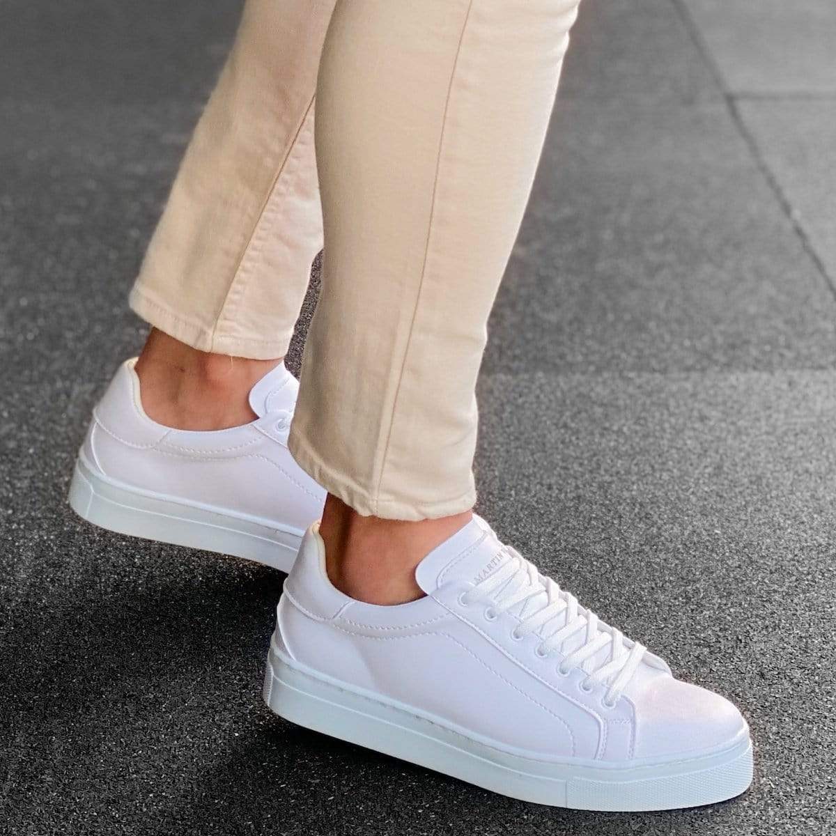 Flat Sole Low Sneakers