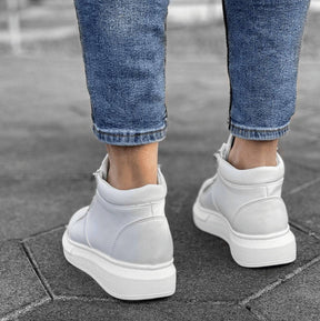 High Top Designer Zipper Sneakers