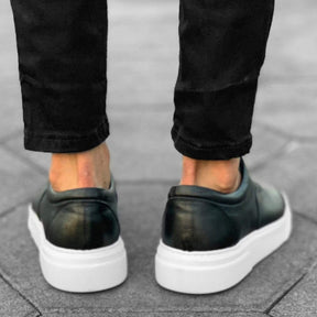 Premium Leather Casual Sneakers