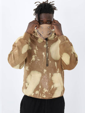 BLEACHED HOODIE // BURLYWOOD