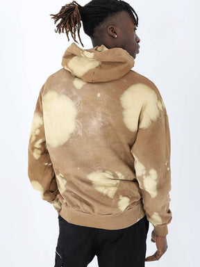 BLEACHED HOODIE // BURLYWOOD