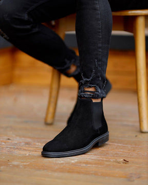 Classic Chelsea Suede Boots