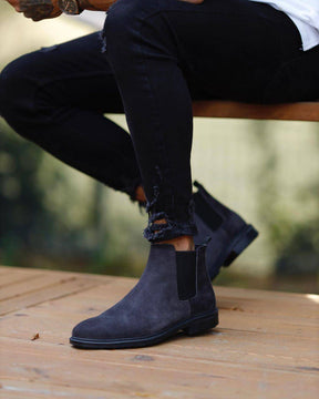 Classic Chelsea Suede Boots