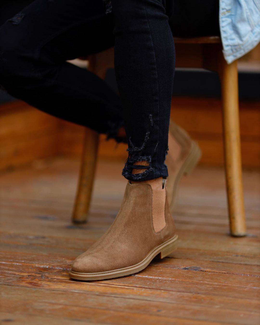 Classic Chelsea Suede Boots