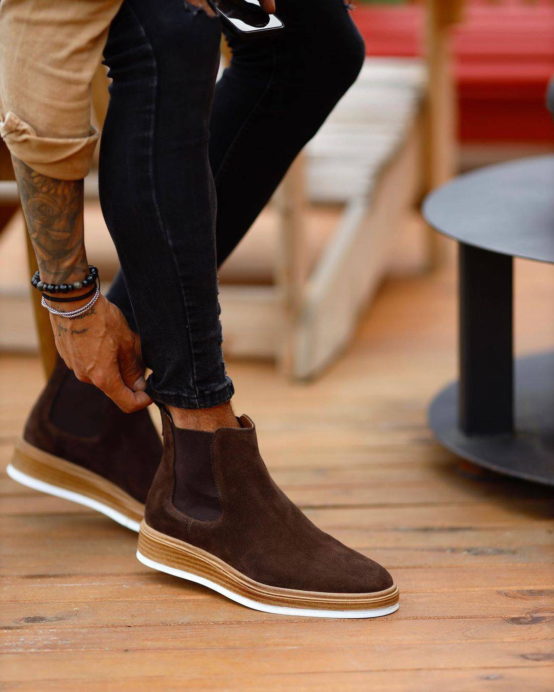 Luxury Chelsea Suede Boots