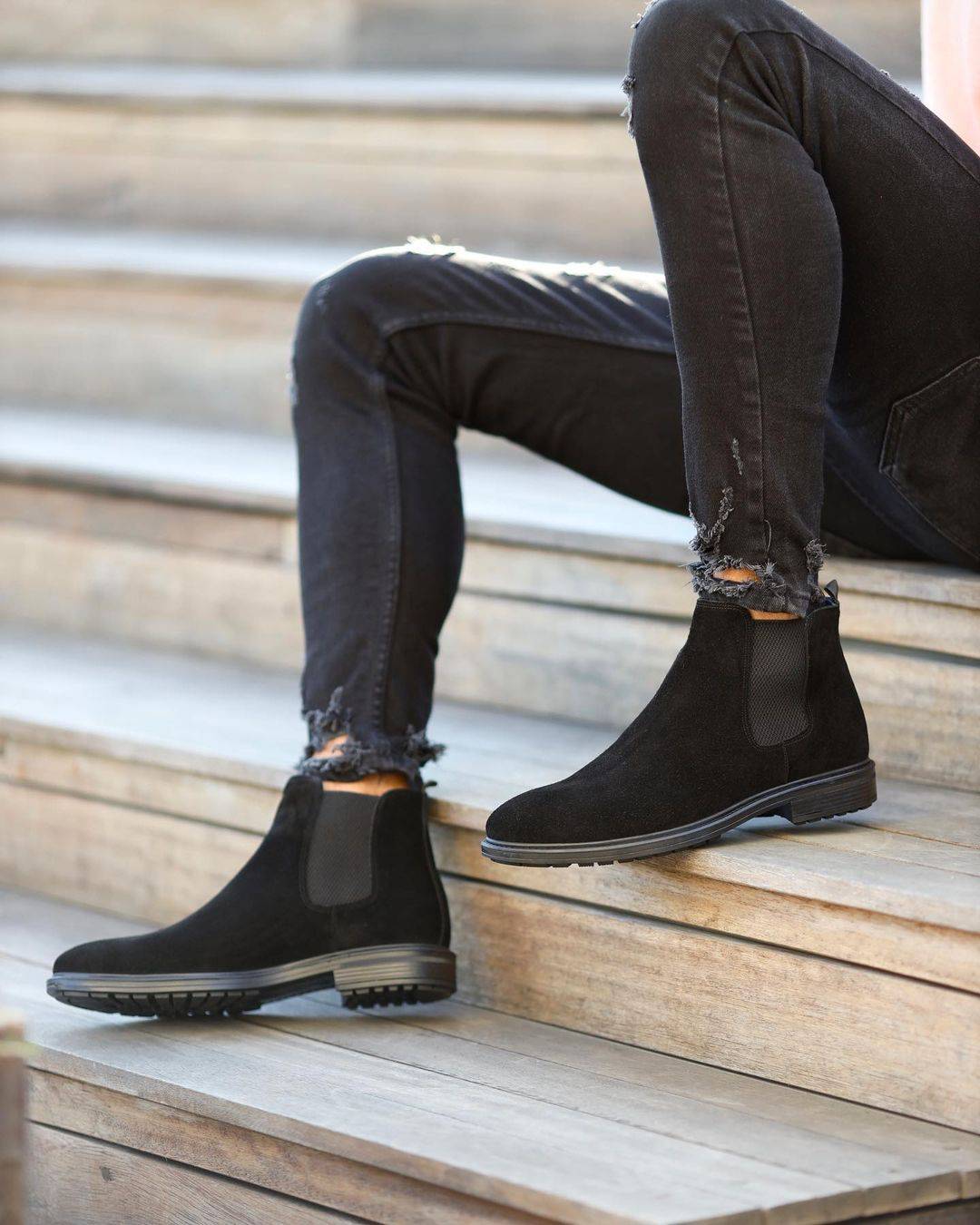 Classic Chelsea Suede Boots