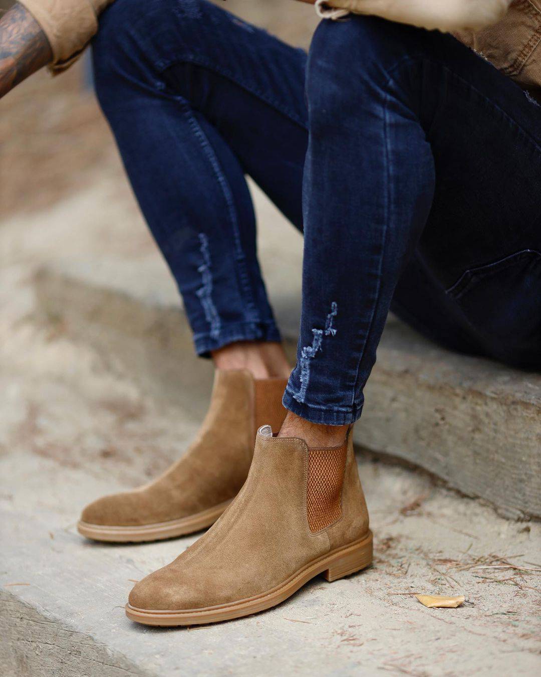 Classic Chelsea Suede Boots