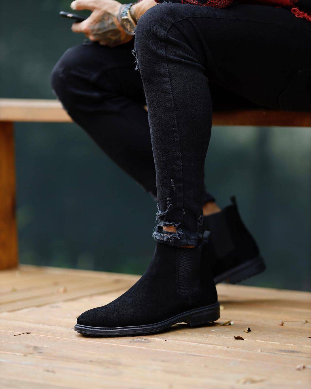 Classic Chelsea Suede Boots