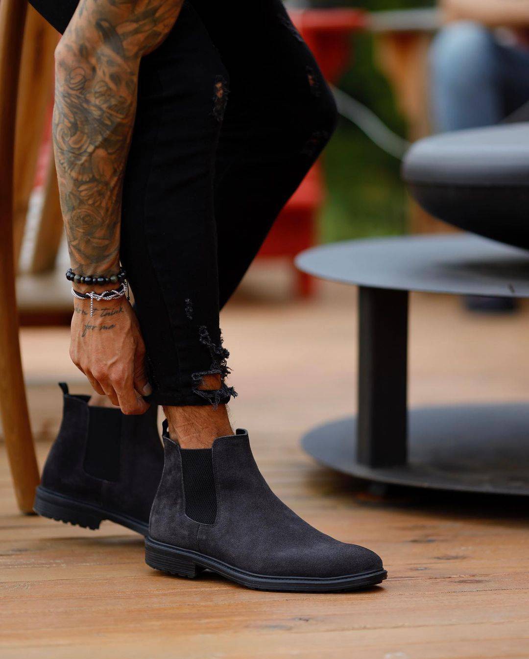 Classic Chelsea Suede Boots