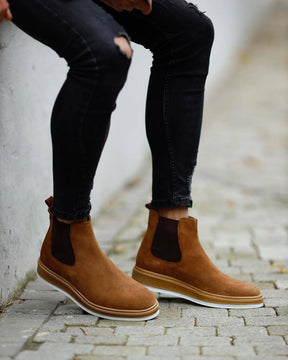 Luxury Chelsea Suede Boots